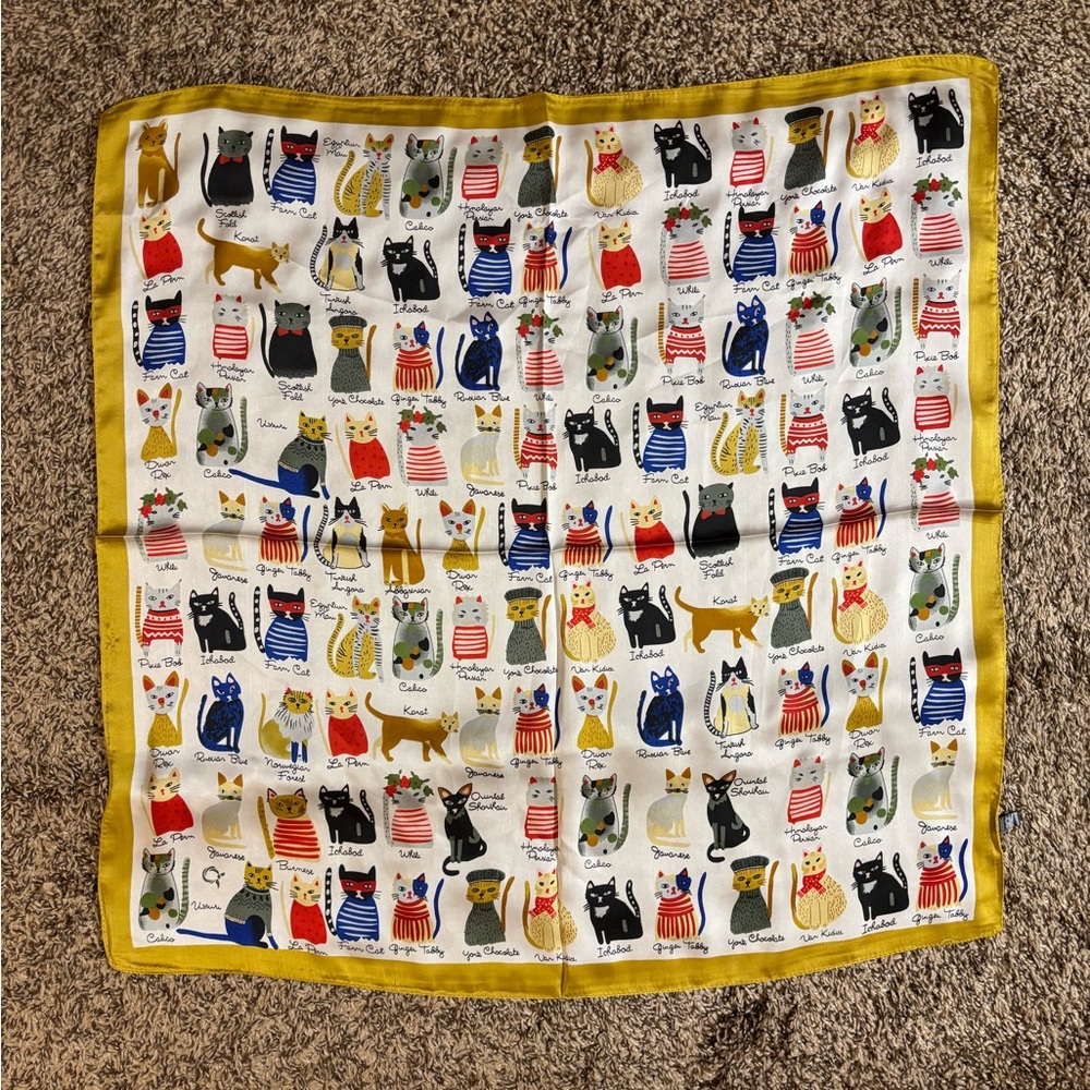 BRAND NEW Scarf in Cat Pattern
